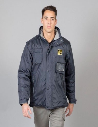 Giaccone Montecarlo Hyster colore Nero